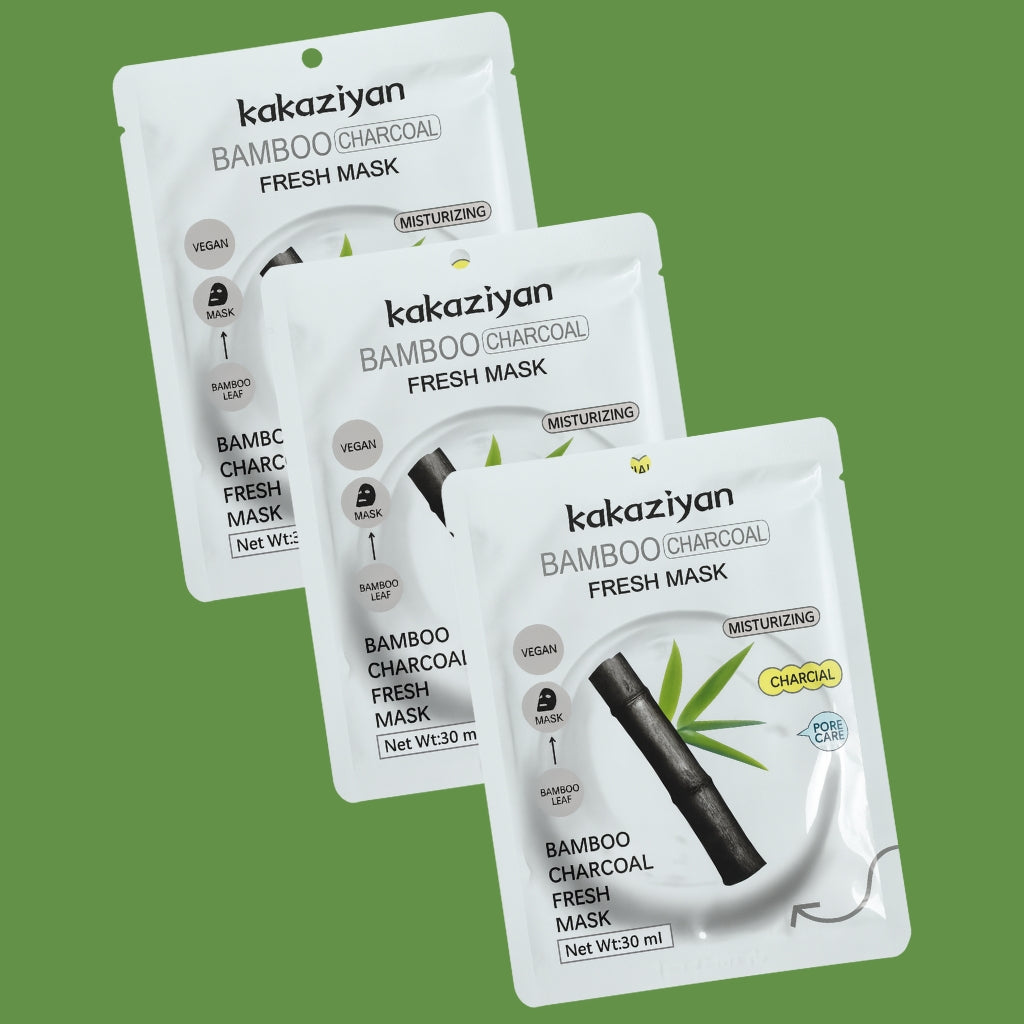 Bamboo Charcoal Fresh Mask - 30ml (Pack of 3)