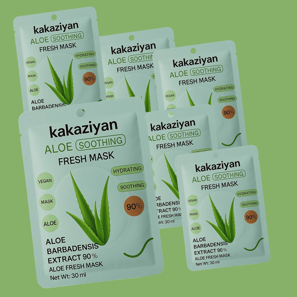 Aloe Soothing Fresh Face Mask – 30ml (Pack of 6)